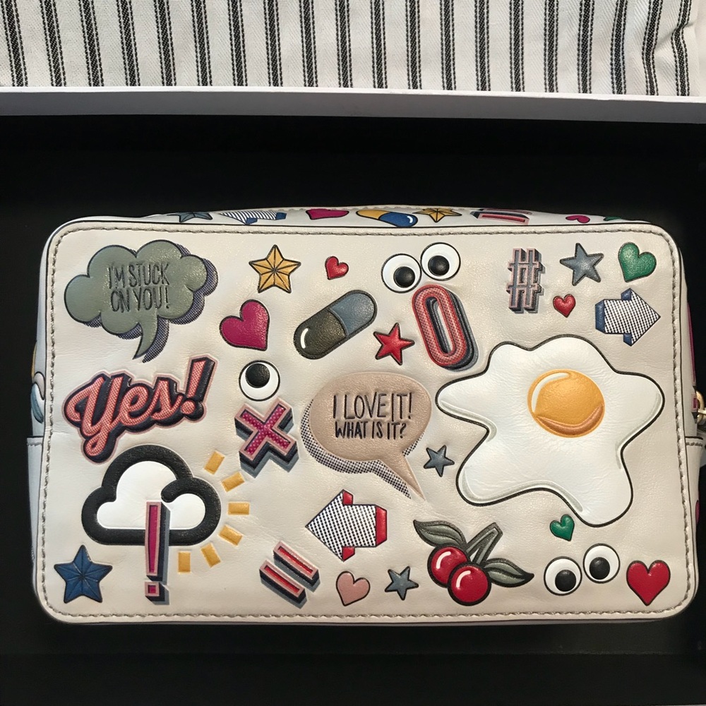 NIB 🌟ANYA HINDMARCH MAKEUP POUCH - Picture 2 of 8